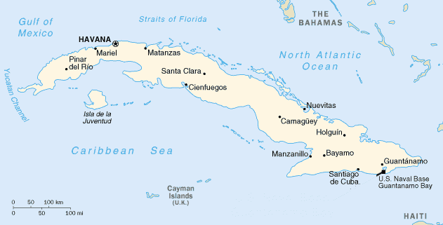 Cuban Map