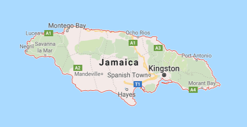 Map of Jamaica